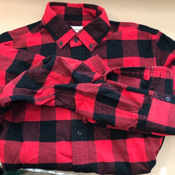 Woolrich Buffalo Flannel Shirt Alaskan Farmhouse Lumberjack long sleeve Shirt - Picture 2 of 9